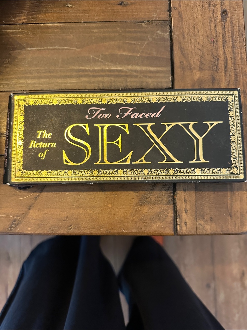 Too Faced The Return of Sexy Eyeshadow Palette - Black and Gold